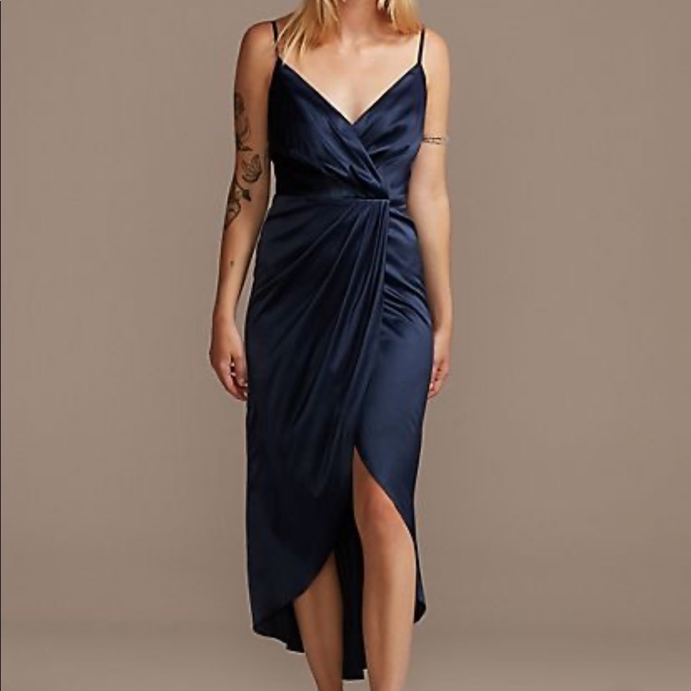 DB Studio Silk high-low dress